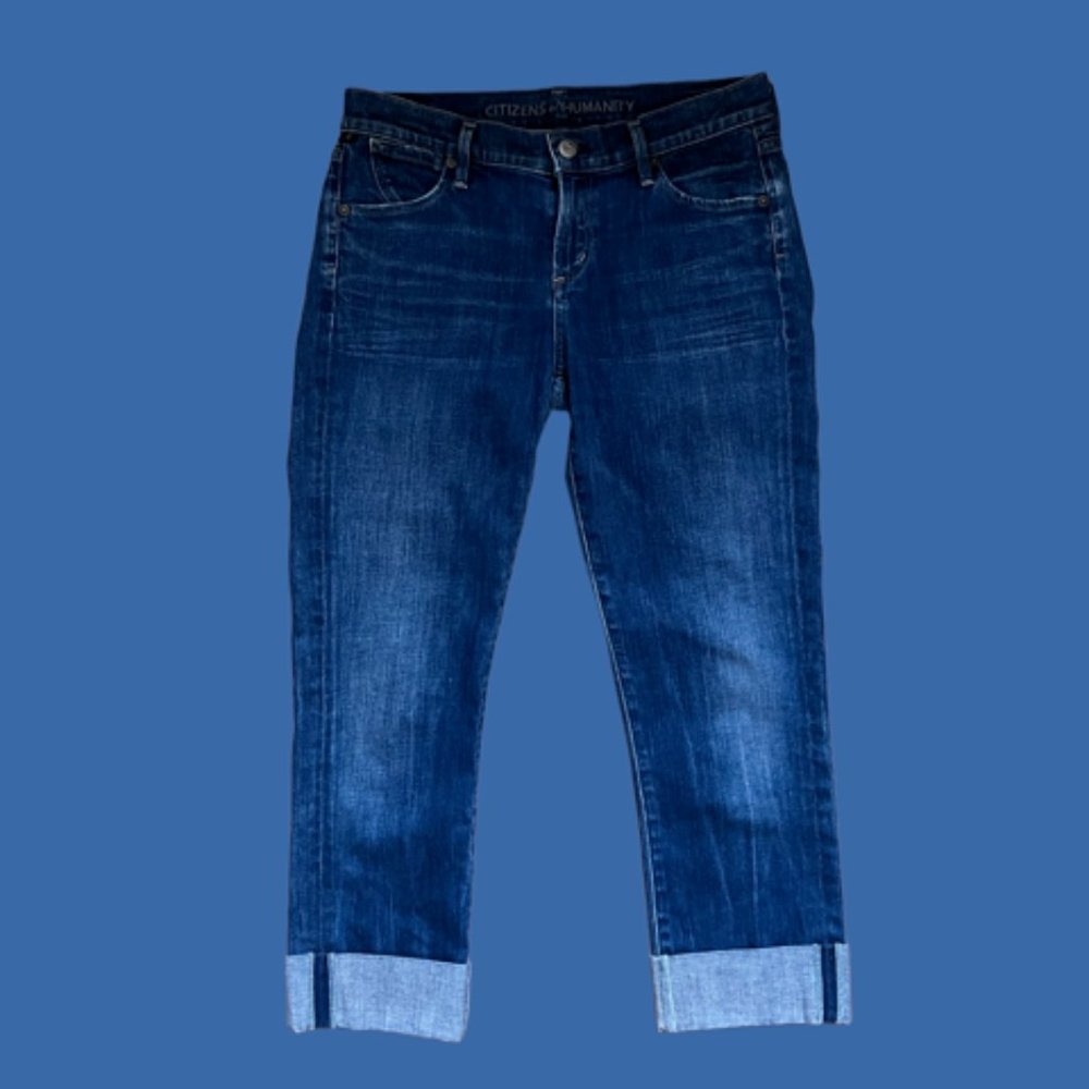 Citizens of Humanity cropped straight leg jeans